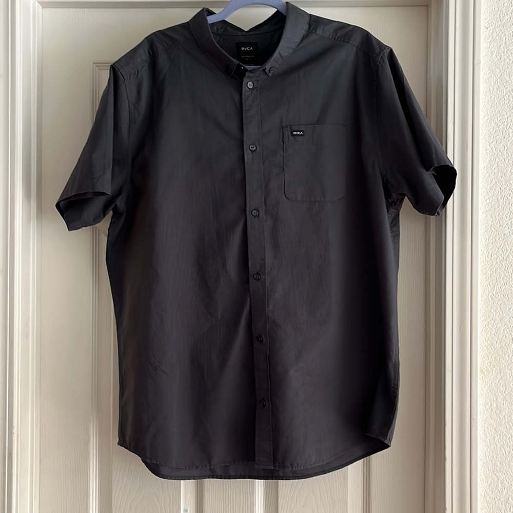 RVCA short sleeve gray shirt